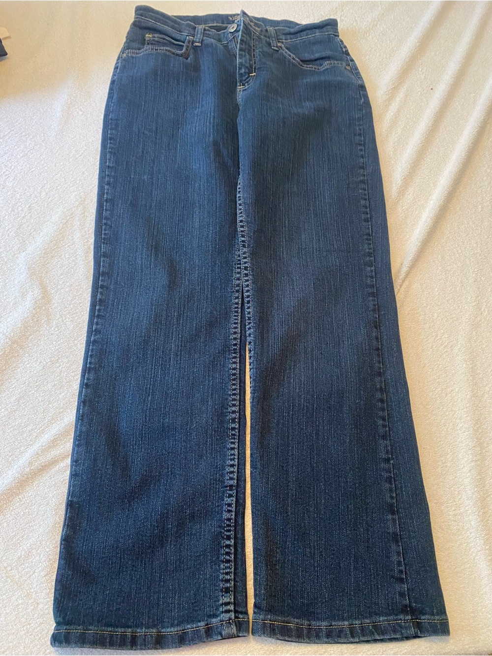 Lee Riders Jeans in Indigo with Gold Stitching